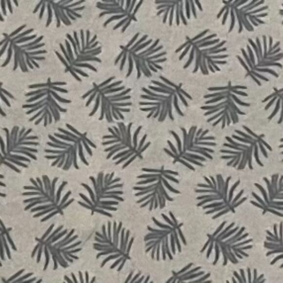 Goodfellow & Co. Cotton Palm Leaf Short Sleeve Button Down Shirt White Blue XXL - Picture 5 of 10